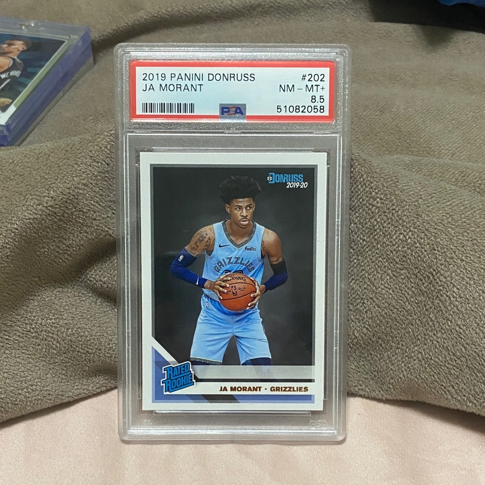 Panini Donruss Ja Morant Rookie Card PSA 8.5!!!